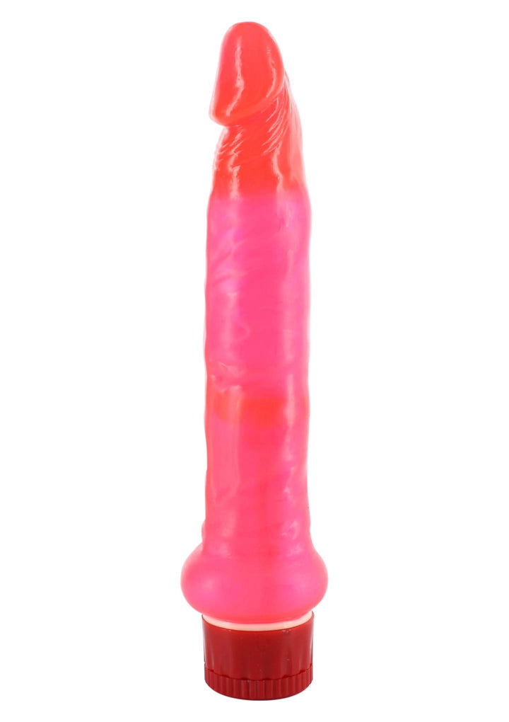Wibrator analny żelowy Seven Creations 20 cm różowy - zdjęcie główne
