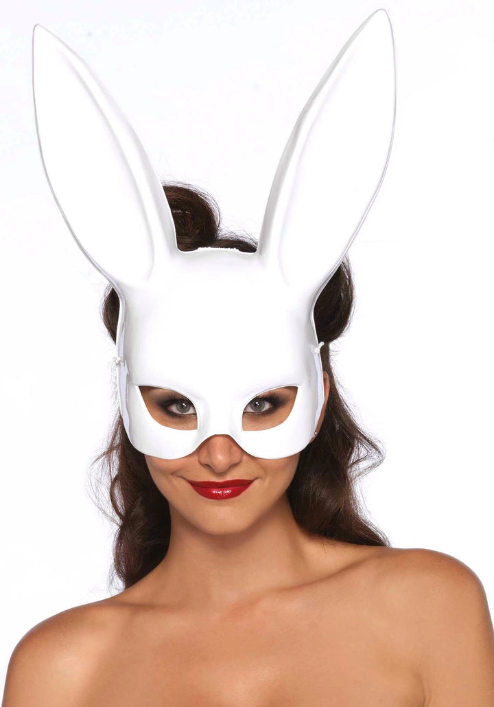 Maska króliczka Masquerade Leg Avenue biała - zdjęcie główne