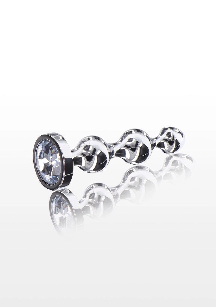 Biżuteria analna Diamond Star Beads Large Silver ToyJoy 13,4 cm - zdjęcie główne