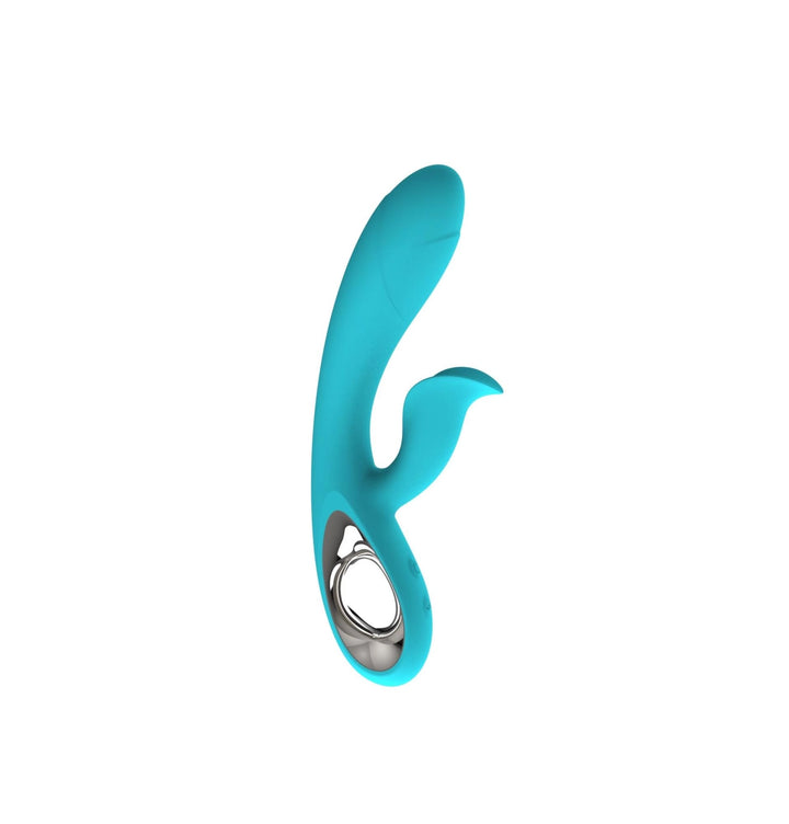 Wibrator króliczek 12 funkcji USB niebieski - zdjęcie główne