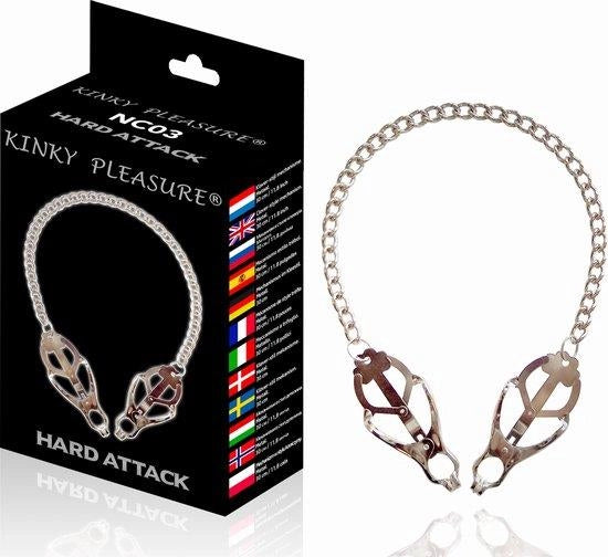 Klips na sutki Kinky Pleasure Hard Attack stal nierdzewna - zdjęcie główne