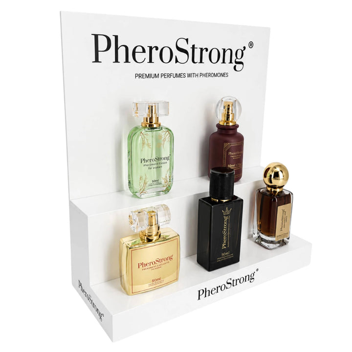 Zestaw ekspozycyjny PheroStrong 5 perfum feromonowych 50 ml - zdjęcie główne