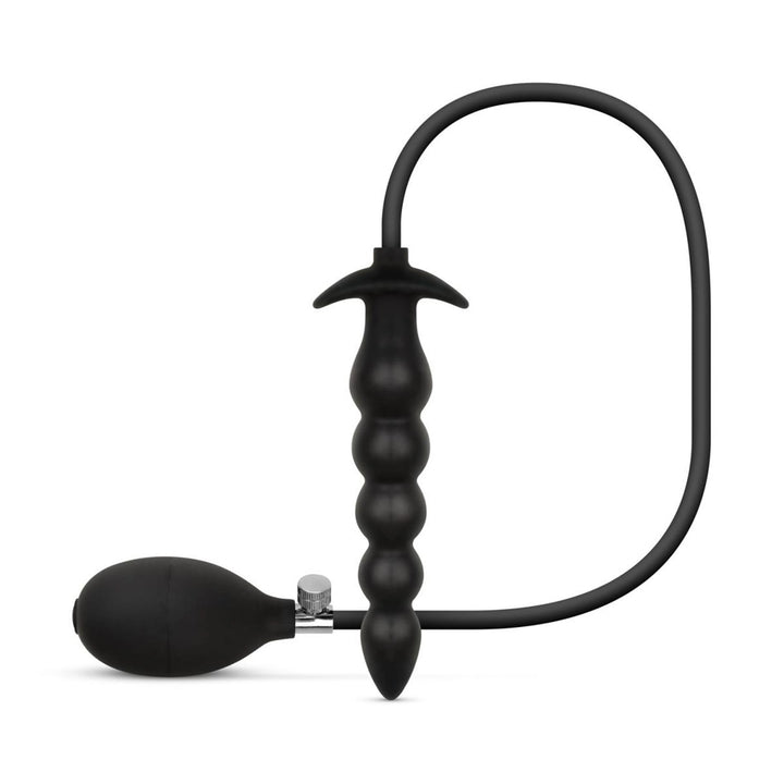 Korek analny pompowany EasyToys 20 cm czarny - zdjęcie główne