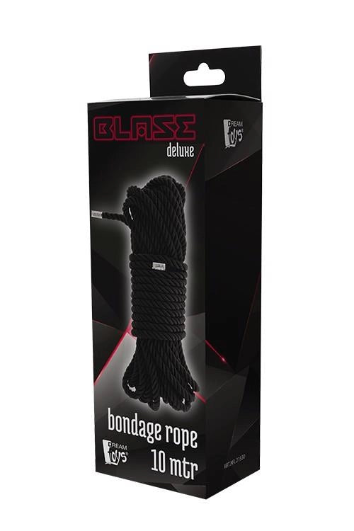 Lina bondage Blaze Deluxe 10 m czarna - zdjęcie główne