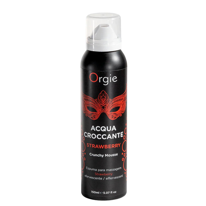 Pianka musująca do masażu Acqua Croccante Crunchy Mousse truskawkowa 150 ml Orgie - zdjęcie główne