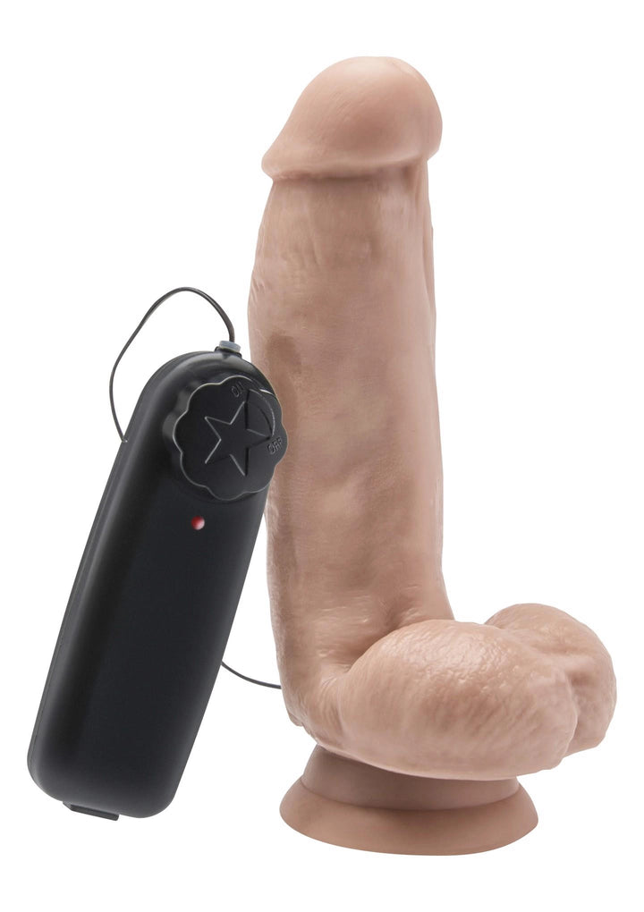 Wibrator dildo z jądrami ToyJoy 15 cm - zdjęcie główne