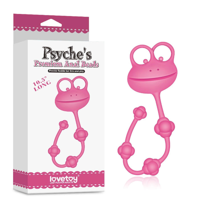 Kulki analne w kształcie żaby Lovetoy 25 cm różowy - zdjęcie główne