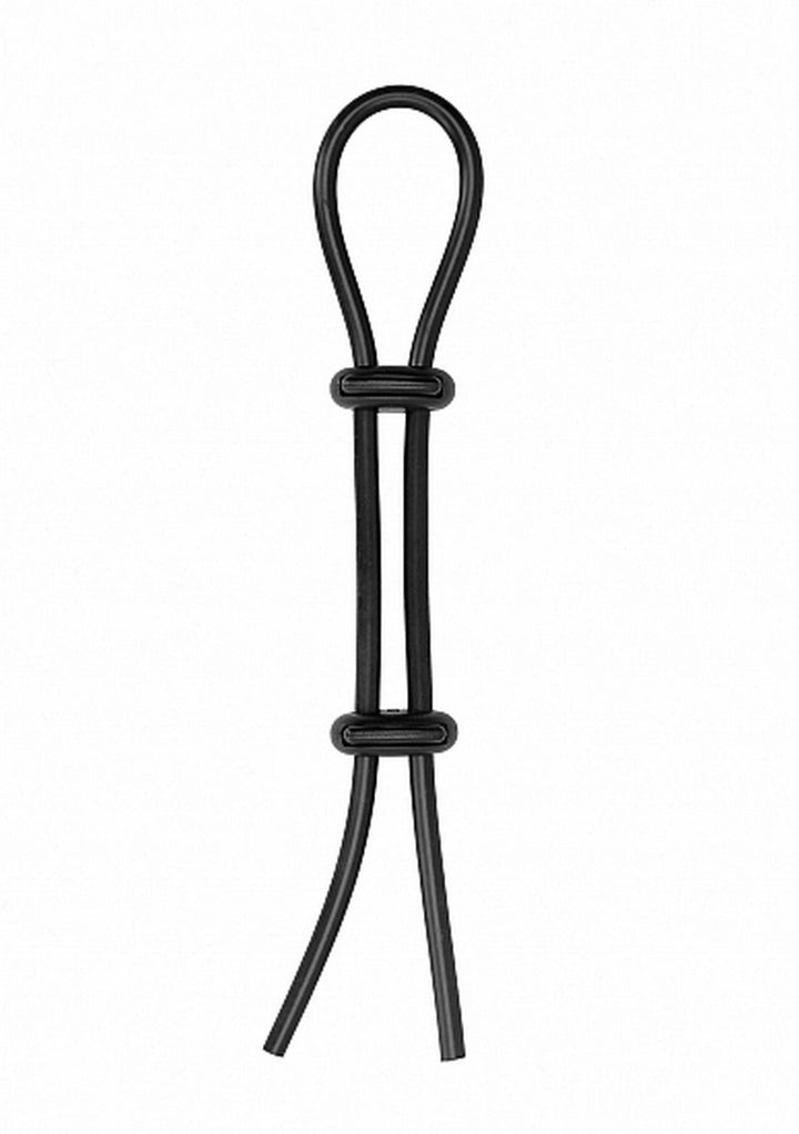 Pierścień erekcyjny Double Stretch Booster ShotsToys czarny - zdjęcie główne