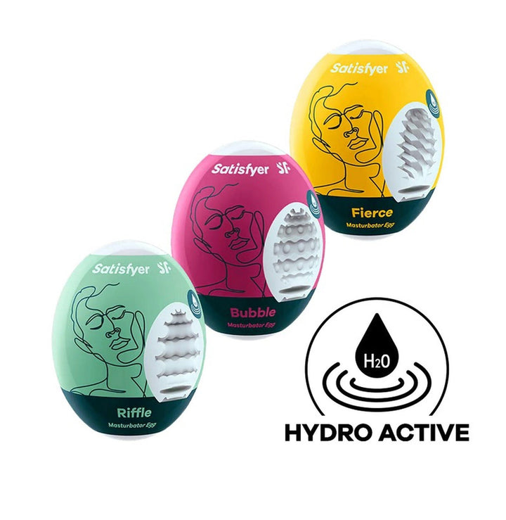Zestaw masturbatorów jajecznych Satisfyer Egg 3 szt. - zdjęcie główne
