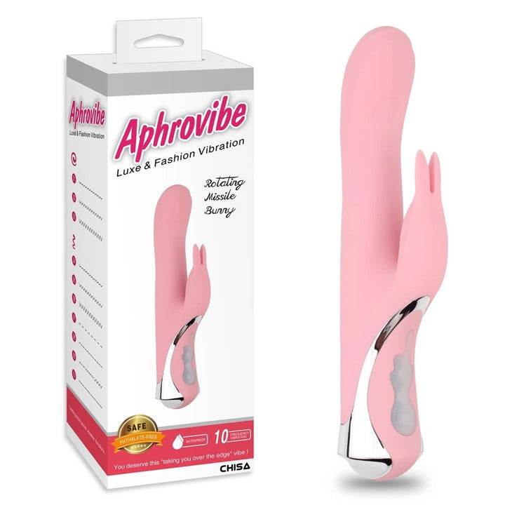 Wibrator króliczek Rotating Missile Bunny Aphrovibe 10 trybów 24 cm - zdjęcie główne