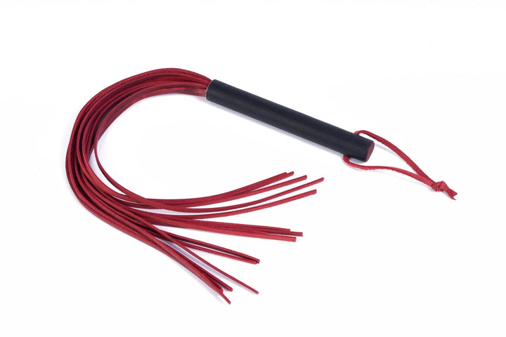Pejcz flogger Crazy Horse Whips Collection czerwony - zdjęcie główne