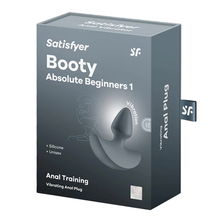 Korek analny wibrujący Satisfyer Booty Absolute Beginners 12 trybów USB ciemny niebieski - zdjęcie główne