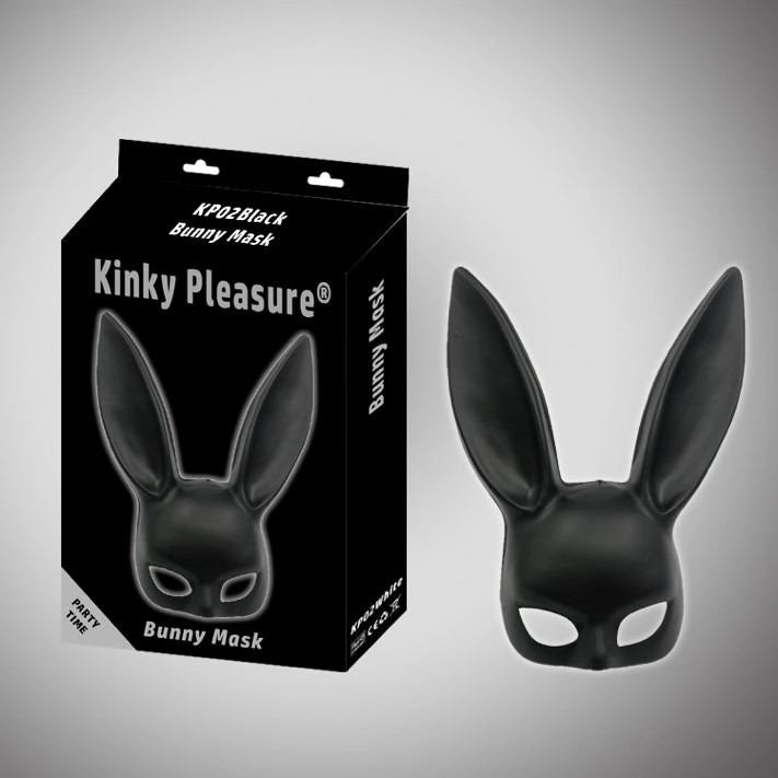 Maska Bunny Power Escorts czarna - zdjęcie główne