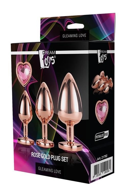 Zestaw zatyczek analnych Gleaming Love Dream Toys - zdjęcie główne