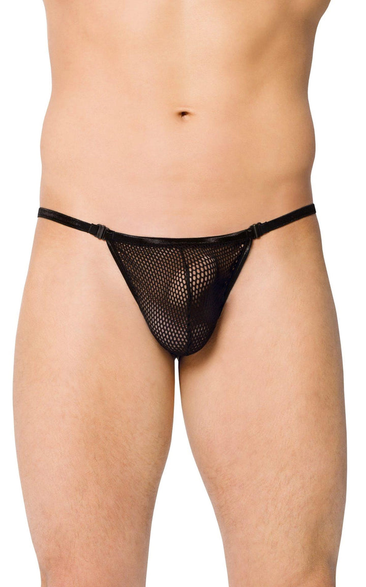 Stringi męskie SoftLine Collection czarny S L - zdjęcie główne