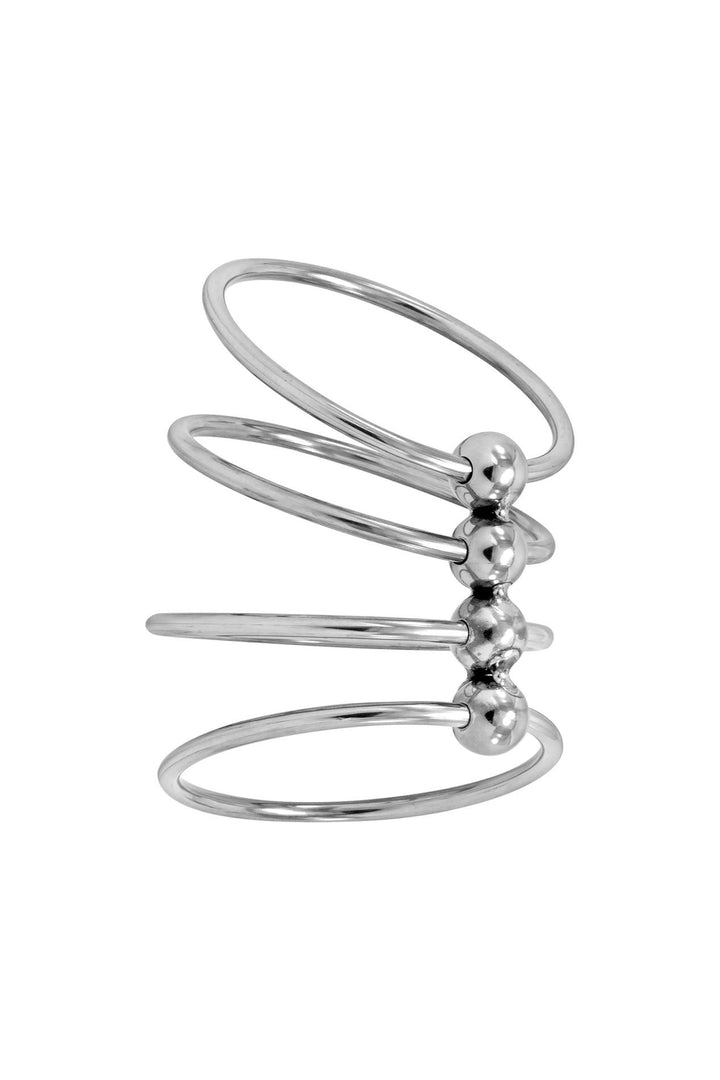 Pierścień na penisa Chain Torc Locked 4,5 cm stal nierdzewna - zdjęcie główne