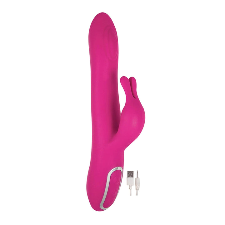 Wibrator króliczek Isabella 5 trybów USB różowy 24 cm - zdjęcie główne