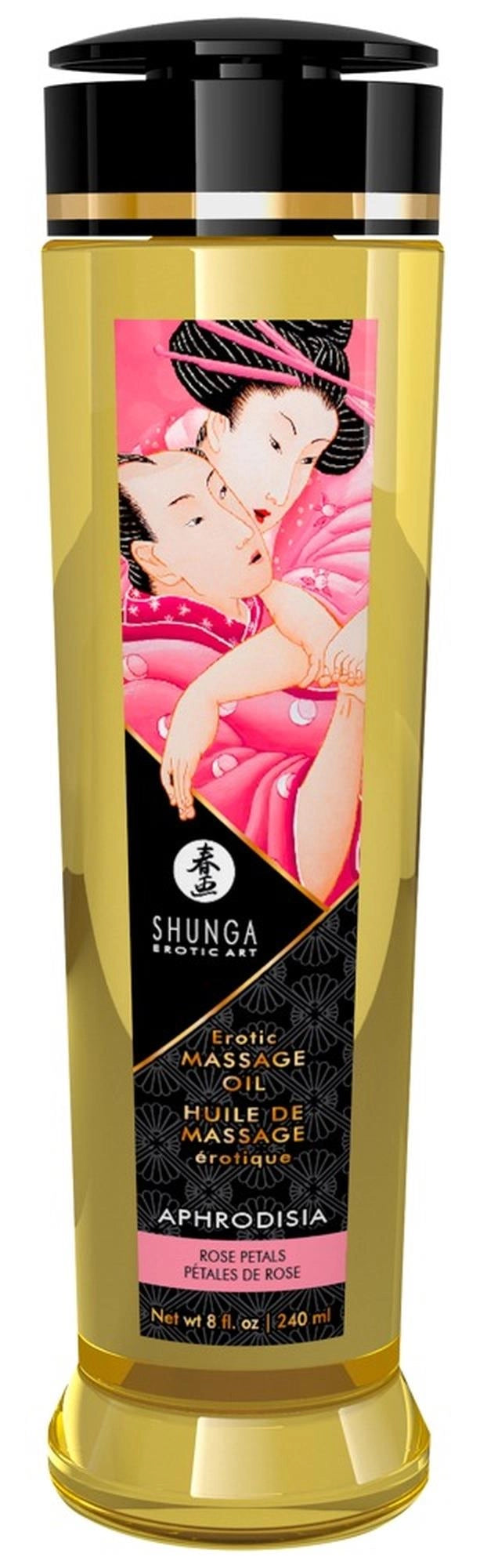 Olejek do masażu Aphrodisia Rose Petals Shunga 240 ml - zdjęcie główne
