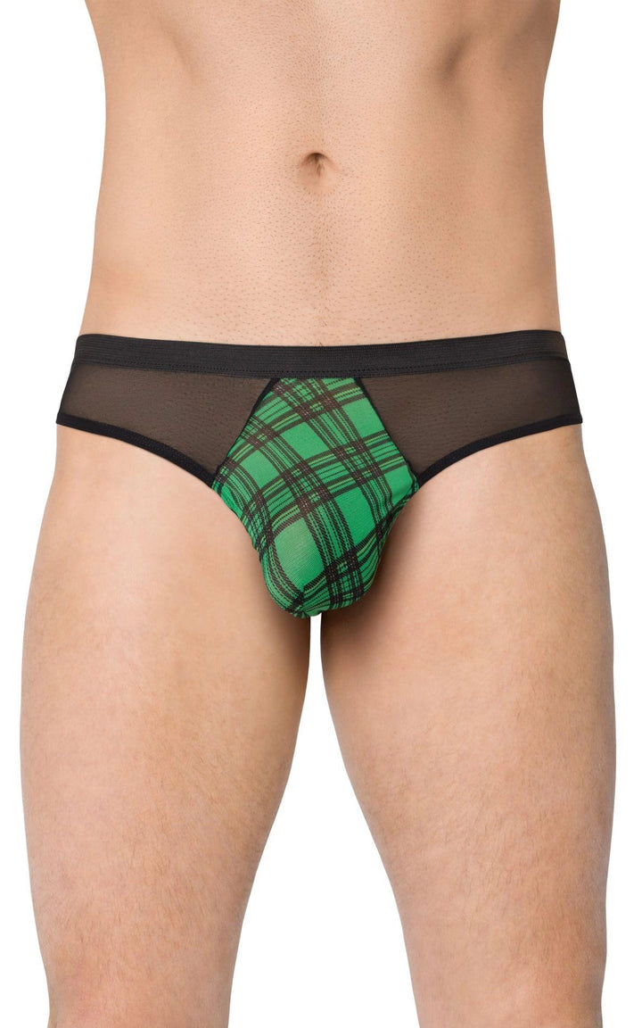 Stringi męskie SoftLine Collection zielone XL - zdjęcie główne