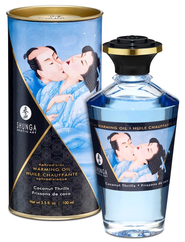 Olejek do masażu rozgrzewający Shunga Coconut Thrills 100 ml - zdjęcie główne