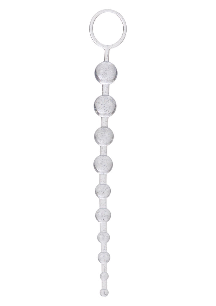 Kulki analne Platinum X-10 Beads Calexotics 26 cm srebrny - zdjęcie główne