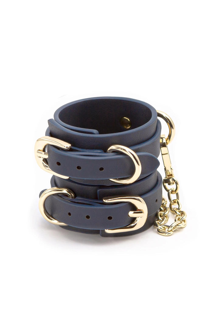 Kajdanki Bondage Couture NS Novelties niebieskie 29,4 cm - zdjęcie główne