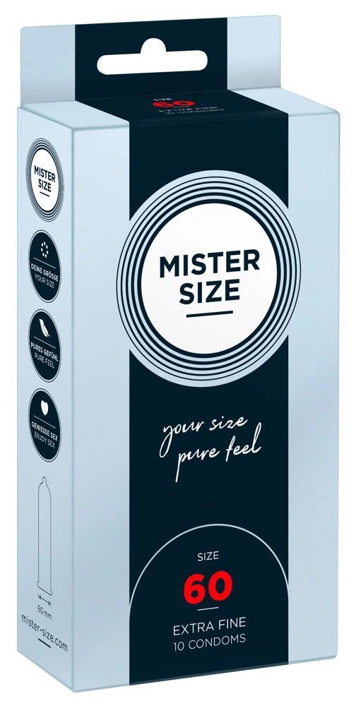 Prezerwatywy Mister Size 60 mm 10 szt. wegańskie - zdjęcie główne