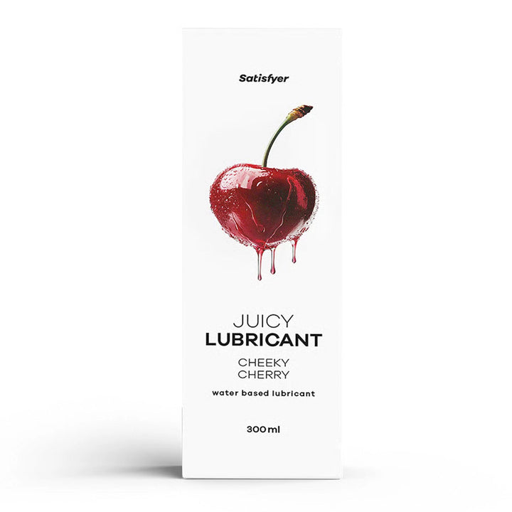 Lubrykant na bazie wody Satisfyer Cheeky Cherry wiśniowy 300 ml - zdjęcie główne