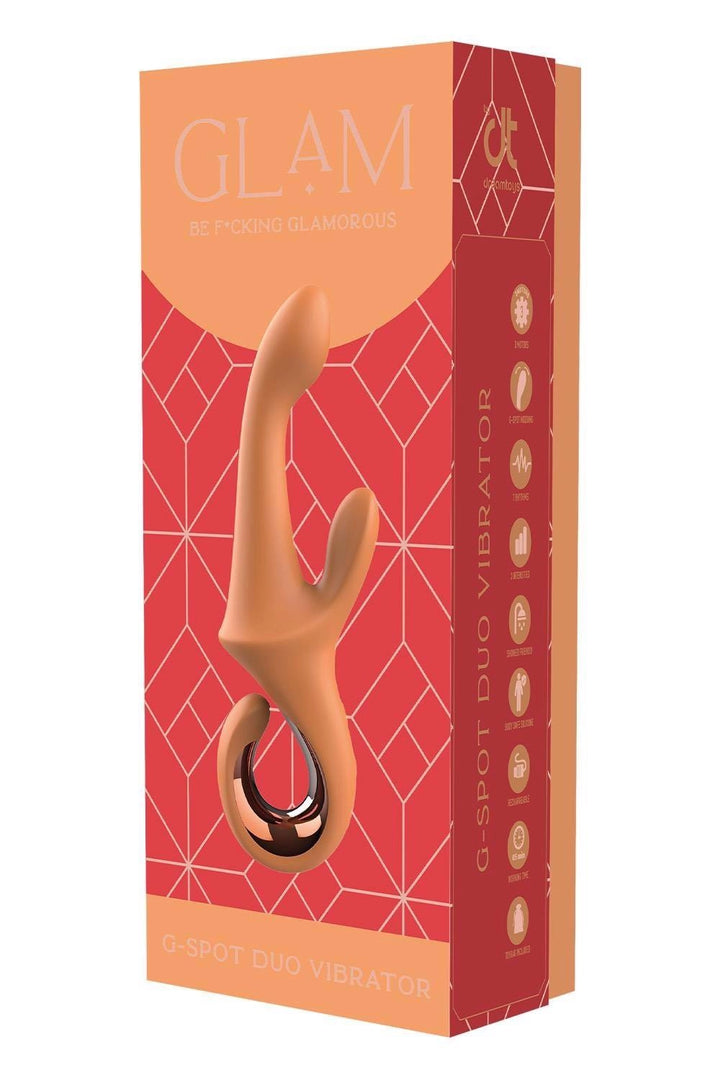Wibrator punktu G Glam G-Spot Duo Dreamtoys 22,7 cm - zdjęcie główne