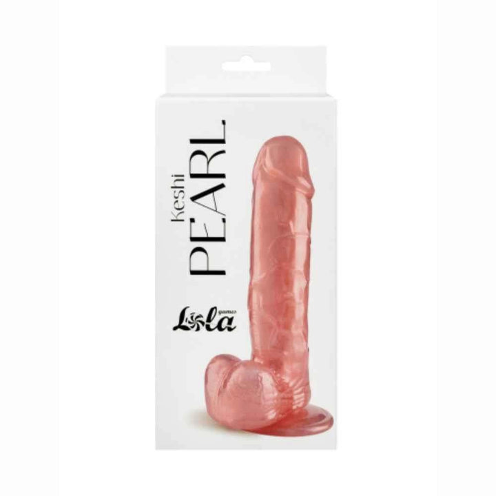 Dildo perłowe Mabe Pearl Pink 20,5 cm - zdjęcie główne