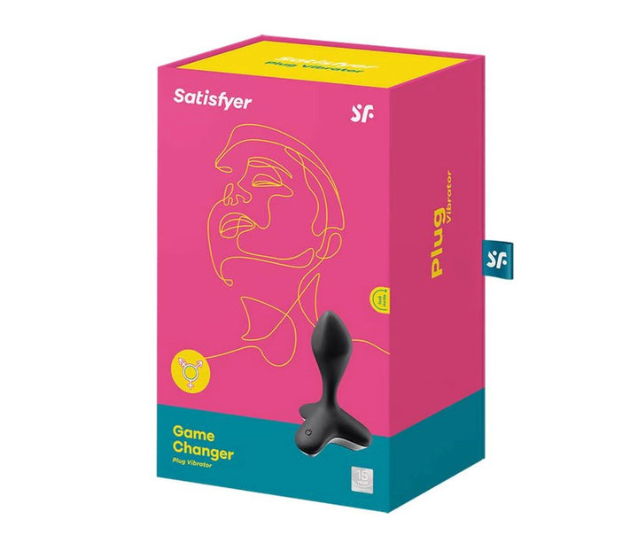 Wibrator analny Satisfyer Game Changer 12 programów aplikacja USB czarny - zdjęcie główne