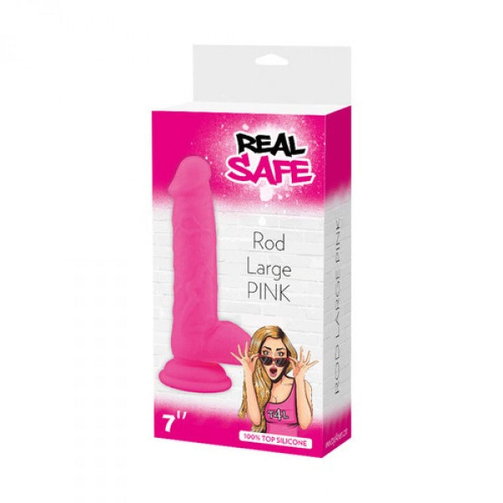 Dildo realistyczne Real Safe różowy - zdjęcie główne