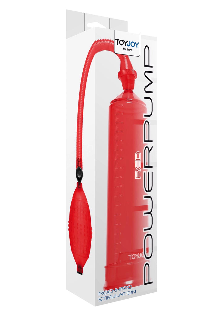 Pompka do penisa ToyJoy Power Pump czerwona - zdjęcie główne
