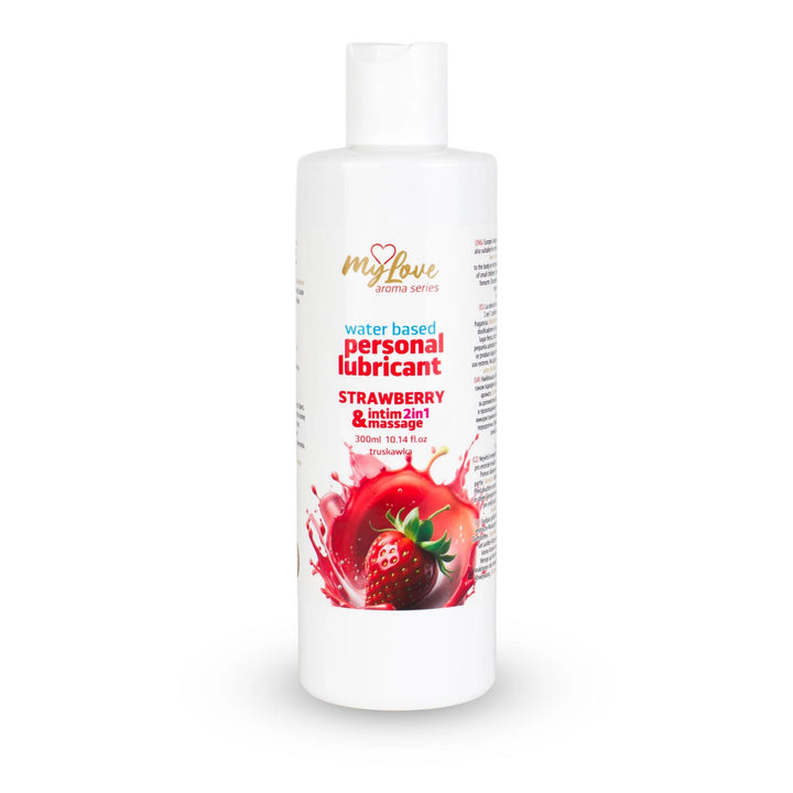 Lubrykant 2w1 MyLove Aroma Series Truskawka 300 ml - zdjęcie główne