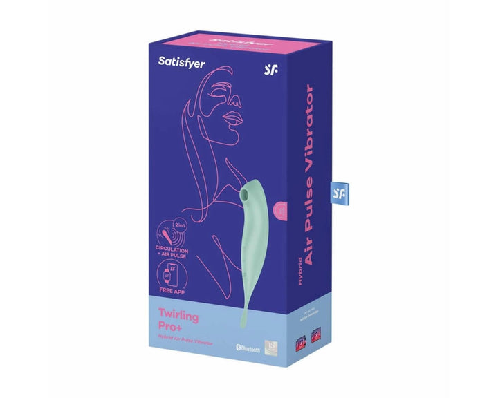 Stymulator łechtaczki Satisfyer Twirling Pro Connect App miętowy - zdjęcie główne