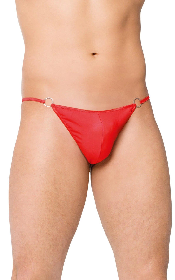 Stringi męskie SoftLine Collection czerwone S L - zdjęcie główne