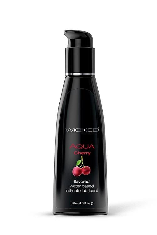 Lubrykant smakowy wiśniowy Wicked Aqua 120 ml - zdjęcie główne
