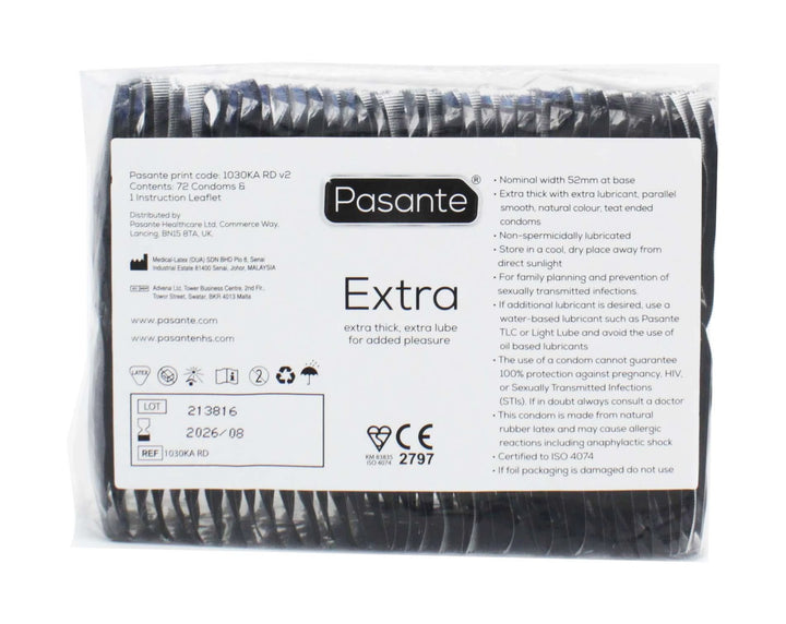 Prezerwatywy grubsze Pasante Extra 144 szt. - zdjęcie główne