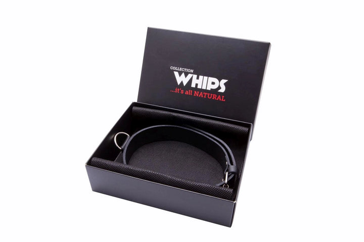 Obroża męska Whips Collection wąska 3 cm skóra bydlęca - zdjęcie główne