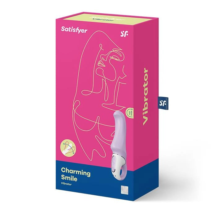 Wibrator punktu G Satisfyer Vibes Charming Smile 12 trybów USB 18,5 cm - zdjęcie główne