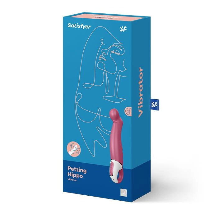 Wibrator punktu G Satisfyer Petting Hippo 12 trybów 22,9 cm - zdjęcie główne