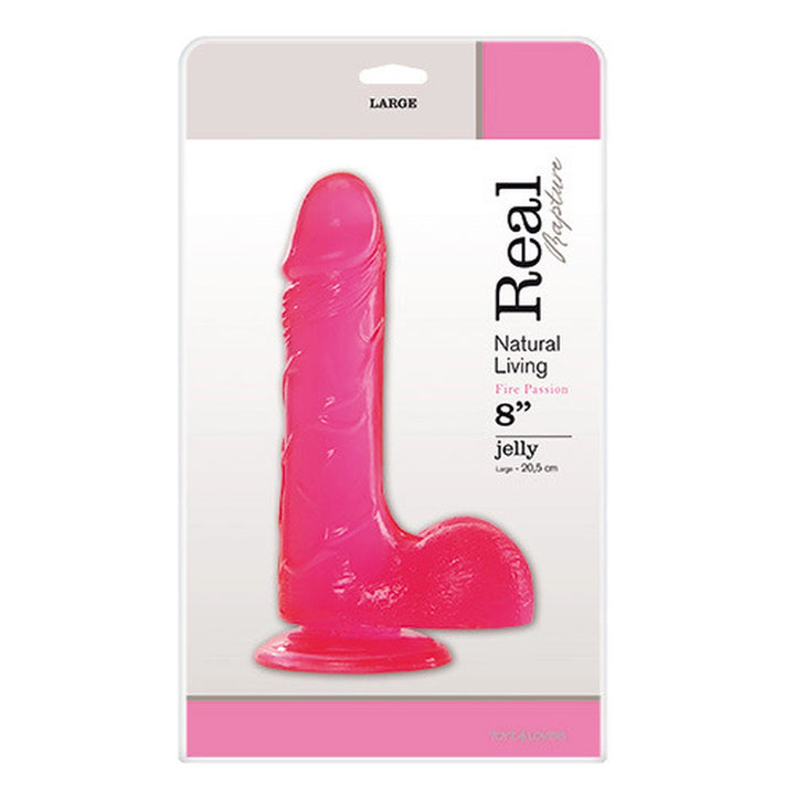 Dildo żelowe Real Rapture różowe 20 cm - zdjęcie główne