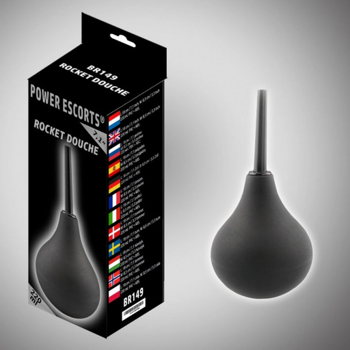 Prysznic analny Rocket Power Escorts 220 ml czarny - zdjęcie główne
