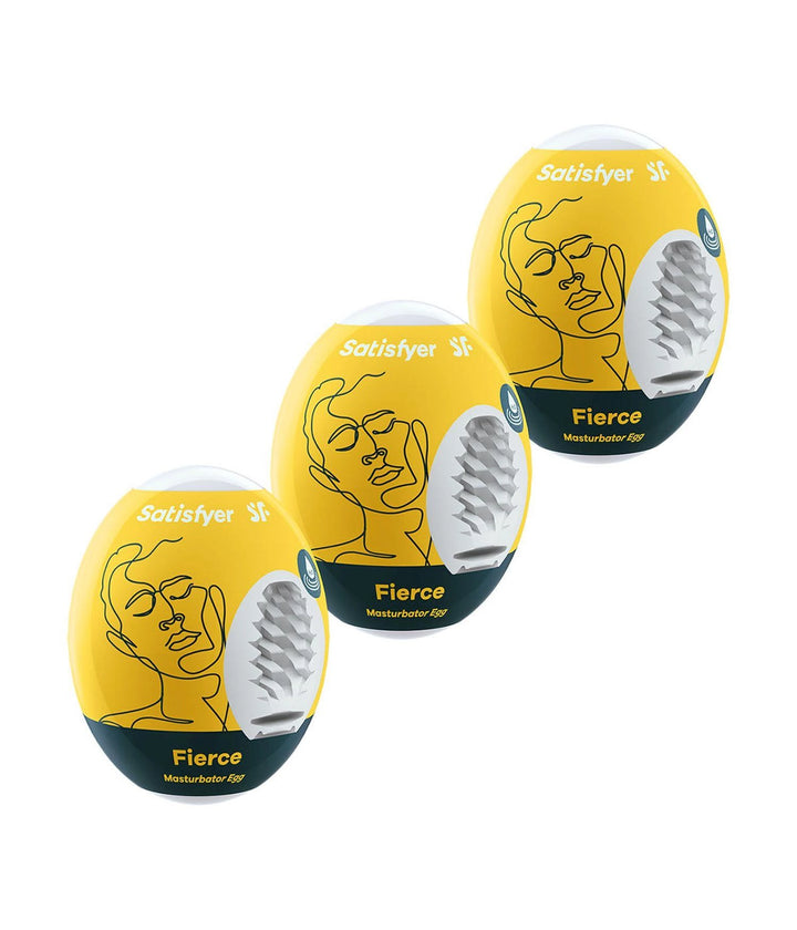 Masturbator jajko Satisfyer Fierce zestaw 3 szt. - zdjęcie główne