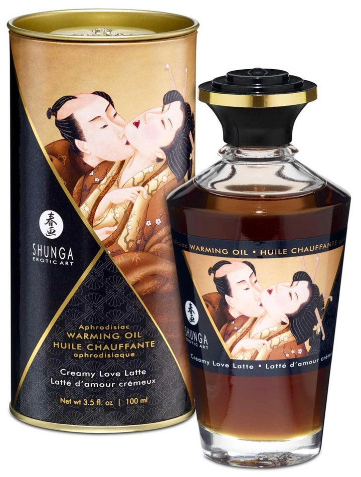 Olejek rozgrzewający Shunga Creamy Love Latte 100 ml - zdjęcie główne