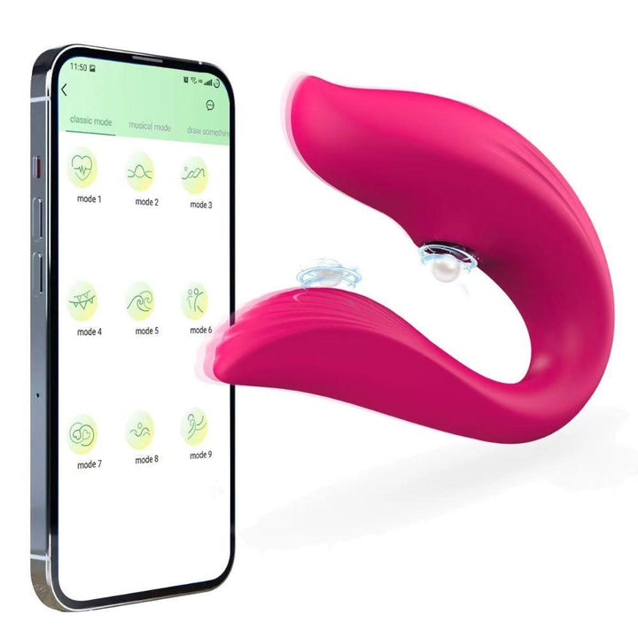 Wibrator sterowany aplikacją Lyla B-Series 9 trybów USB różowy - zdjęcie główne