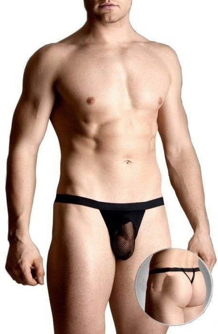 Stringi męskie SoftLine Collection czarny XL - zdjęcie główne