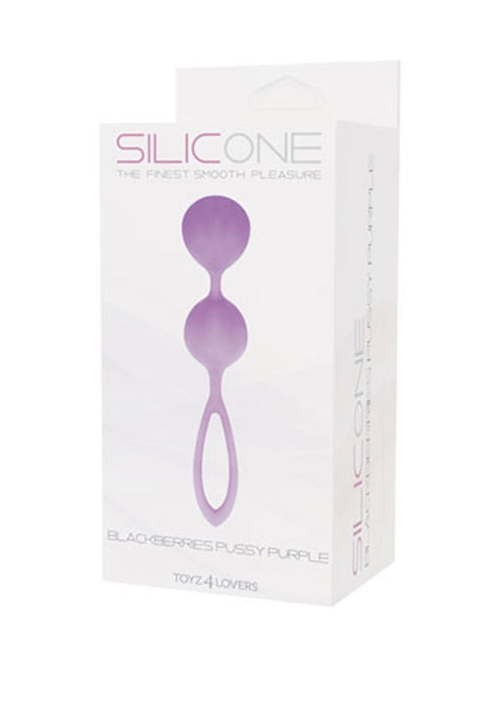 Kulki waginalne silikonowe Toyz4lovers fioletowe 17 cm - zdjęcie główne
