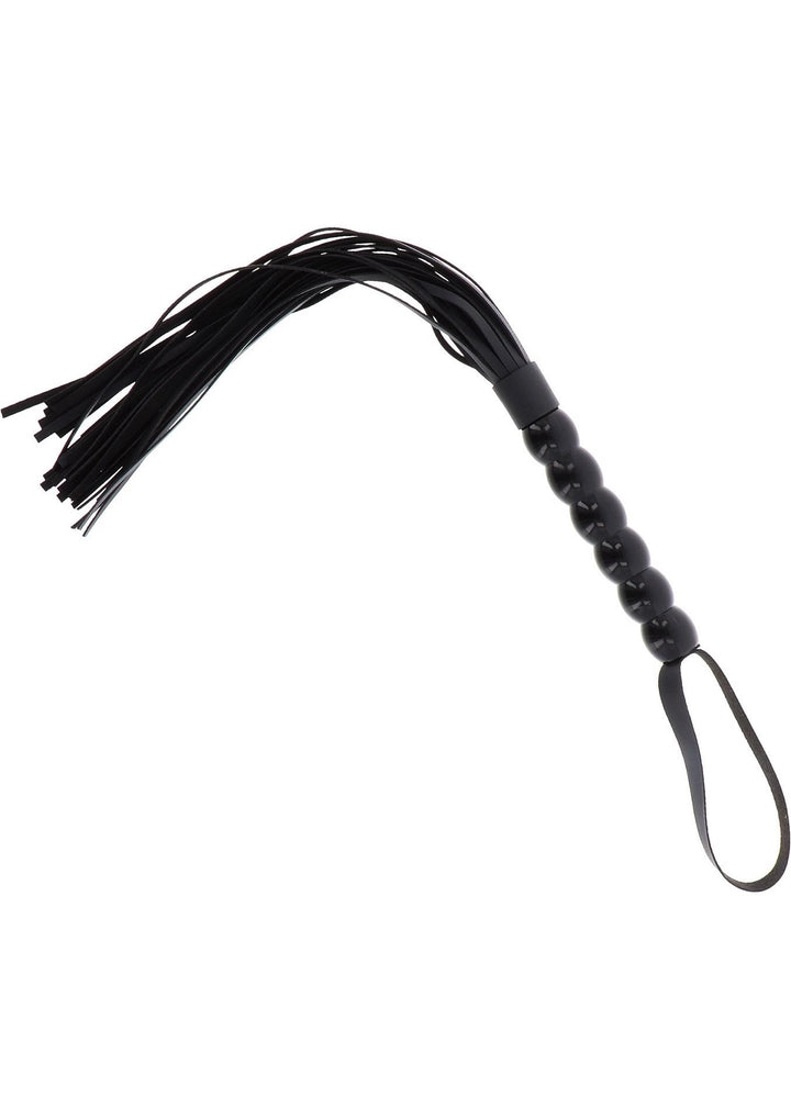 Pejcz z koralikami SCALA 60 cm czarny - zdjęcie główne