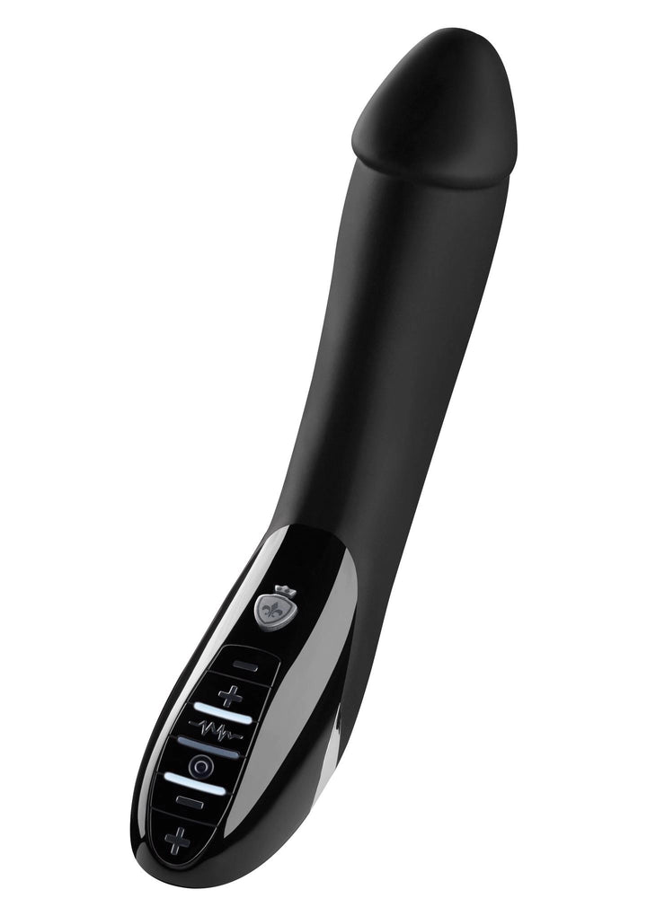 Wibrator z elektrostymulacją Tickling Truman MyStim 27 cm czarny - zdjęcie główne